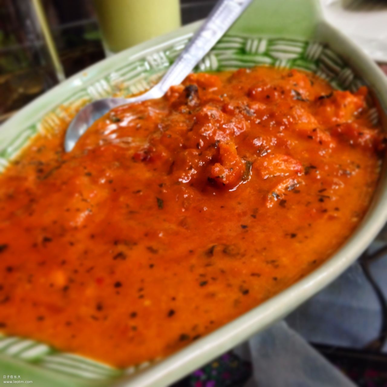 红咖喱鸡，Taj Mahal Indian Restaurant
