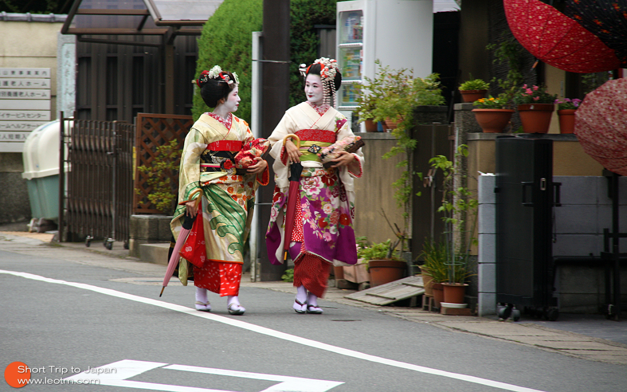 偶遇艺伎